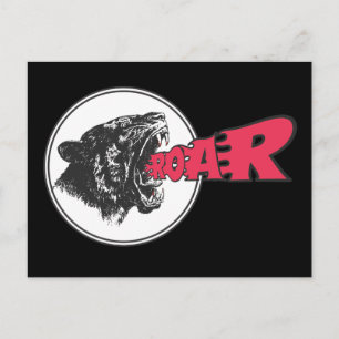 BRÜLLEN! - Roaring Tiger Postcard Postkarte