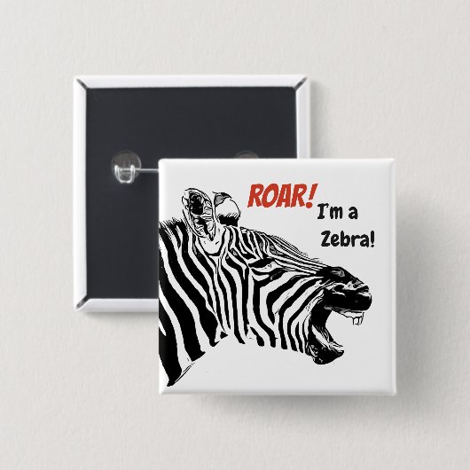 Brüllen Sie einen Knopf Button (Vorne & Hinten)