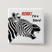 Brüllen Sie einen Knopf Button (Vorderseite)