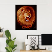 BRÜLLEN! (The Lion) Poster (Heimbüro)