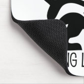 Brüllen wie ein Löwe Mousepad (Ecke)