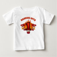 Brüllend in den 1. Drachen-Geburtstag T-Shirt