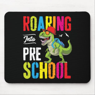 Brüllend in den Kindergarten Dinosaurier-Lehrer Pr Mousepad