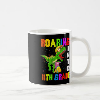 Brüllend in die 11. Klasse Dinosaurier T-Rex Zurüc Kaffeetasse