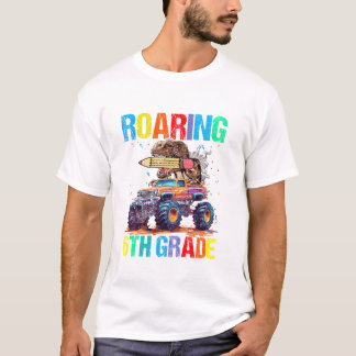 Brüllend in die 6. Klasse Dinosaurier T-Shirt