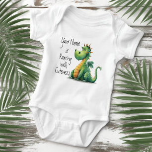 Brüllend vor Niedlichkeit Drache Baby Strampler
