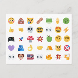 Brüllende Kitty 35 Emoji-Zeitachse GME MOASS DFV M Feiertagspostkarte