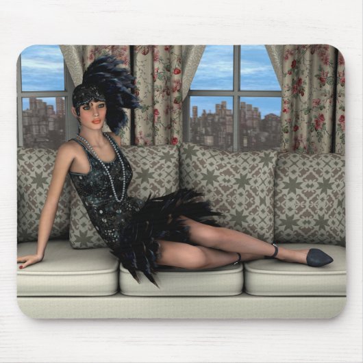 Brüllende Zwanziger Mousepad (Vorne)