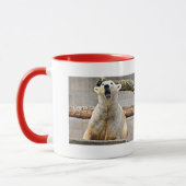 Brüllender Eisbär Morgen Tasse (Links)