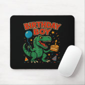 Brüllender Geburtstagsjunge-Dinosaurier-Feierdesig Mousepad (Mit Mouse)