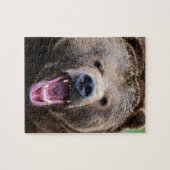 Brüllender Grizzlybär Puzzle (Horizontal)