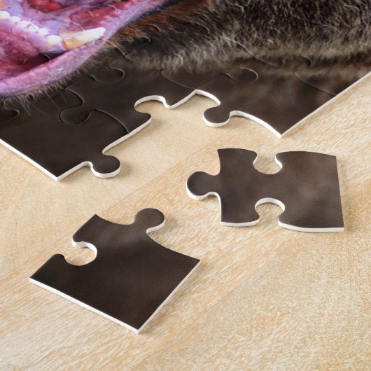 Brüllender Grizzlybär Puzzle (Seite)