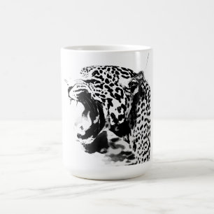 Brüllender Jaguar Kaffeetasse
