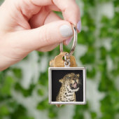 Brüllender Leopard Schlüsselanhänger (Hand)