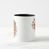 Brüllender Leopard Wildlife  Tasse (Zentrum)