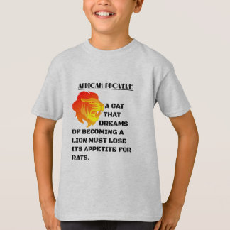 Brüllender Löwenkopf T-Shirt