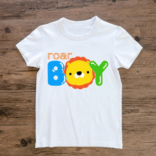 Brüllender süßer Löwe Safari Dschungel Tier Kinder Baby T-shirt