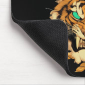 Brüllender-Tiger-Aufkleber Mousepad (Ecke)