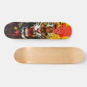 Brüllender Tiger-Farbspritzer High Energy Street-A Skateboard (Horizontal)