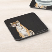 Brüllender Tiger Getränkeuntersetzer (Linke Seite)