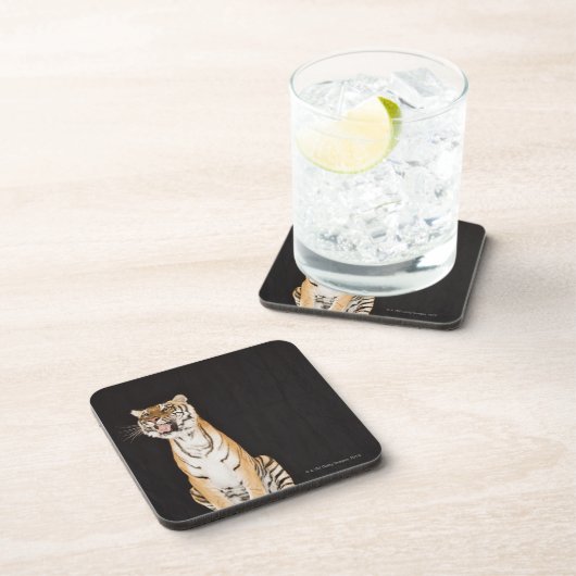 Brüllender Tiger Getränkeuntersetzer (Rechte Seite)