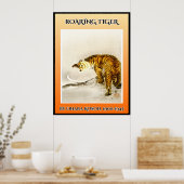 Brüllender Tiger Poster (Küche)