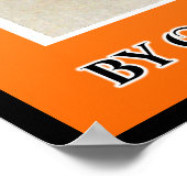 Brüllender Tiger Poster (Ecke)