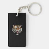 Brüllender Tiger Schlüsselanhänger (Rückseite)