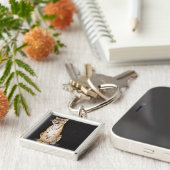 Brüllender Tiger Schlüsselanhänger (Seite)