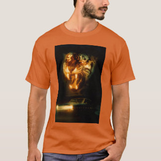 Brüllender Tiger zeigt seinen Shineusks-Freunden T-Shirt