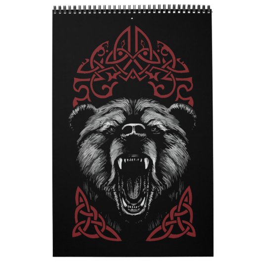 Brüllender Wikingerbär Kalender (Titelbild)