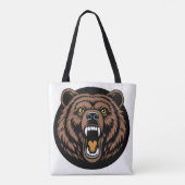 Brüllendes Bärenkraft-Emblem Tasche (Rückseite)