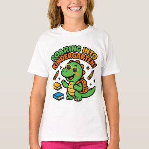 Brüllendes Kindergarten-Dinosaurier-T-Shirt T-Shirt