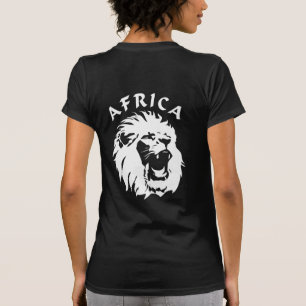 Brüllendes Löwengesicht Afrika T-Shirt