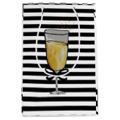 Brüllendes Zwanzigerjahre Party oder Wedding Mittlere Geschenktüte (Vorderseite)
