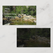 Brüllenfall-Fluss-Strom-Berge Visitenkarte (Vorne/Hinten)
