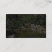Brüllenfall-Fluss-Strom-Berge Visitenkarte (Rückseite)