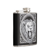 BRÜLLENlöwe Flachmann (Rechts)