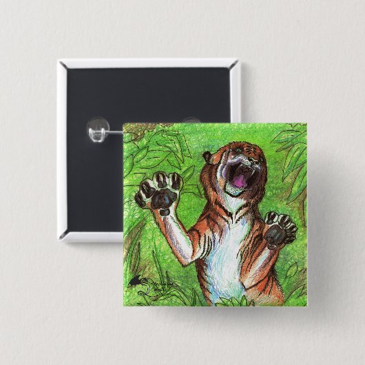 Brüllentiger-aufladenButton Button (Vorne & Hinten)