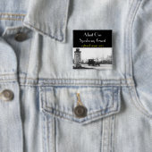 Brüllenzwanziger jahre Verbot-Gast-Abzeichen Button (Beispiel)