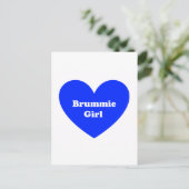 Brummie Girl Postkarte (Stehend Vorderseite)