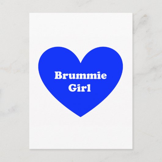 Brummie Girl Postkarte (Vorderseite)