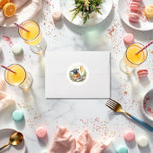 Brunch-Abschluss Runder Aufkleber