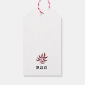 Brunch and bubbly mimosa champagne Vielen Dank Geschenkanhänger (Rückseite)