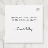 Brunch and Bubbly Strawberries Liebe und Danke Geschenkanhänger (Rückseite)