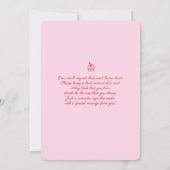 Brunch Baby Shower Girl Invitation Einladung (Rückseite)