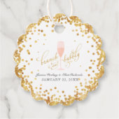 Brunch & Bachelorette Verlobung Brunch Geschenkanhänger (Vorderseite)