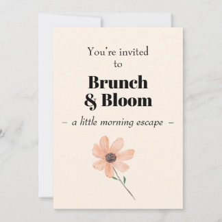 Brunch & Bloom Einladung