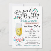 Brunch-Brautparty Einladung (Vorderseite)