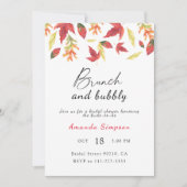 Brunch-Brautparty Einladung (Vorderseite)